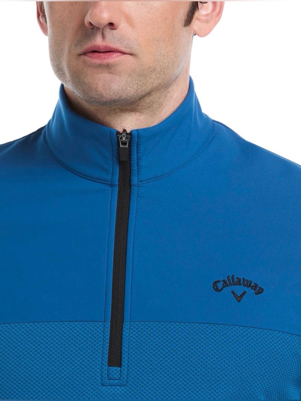 Callaway Opti-Series 1/4 Zip Golf Pullover Jacket Blue L